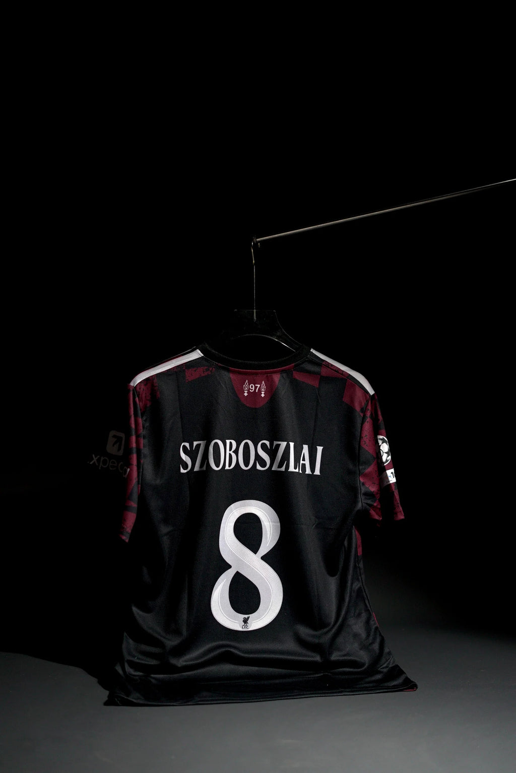 Liverpool FC | SZOBOSZLAI #8 | 2026-27 | Third Kit | Standard Chartered | Latest Design | Maroon & Black | Regular Fit