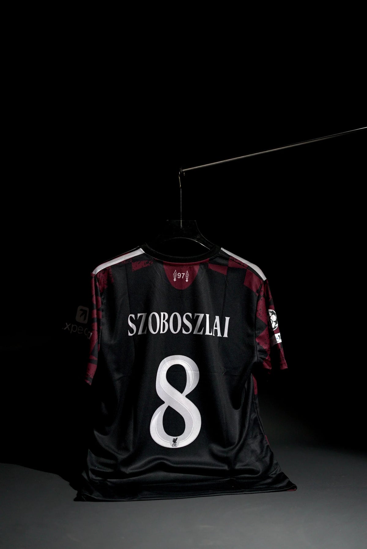 Liverpool FC | SZOBOSZLAI #8 | 2026-27 | Third Kit | Standard Chartered | Latest Design | Maroon & Black | Regular Fit