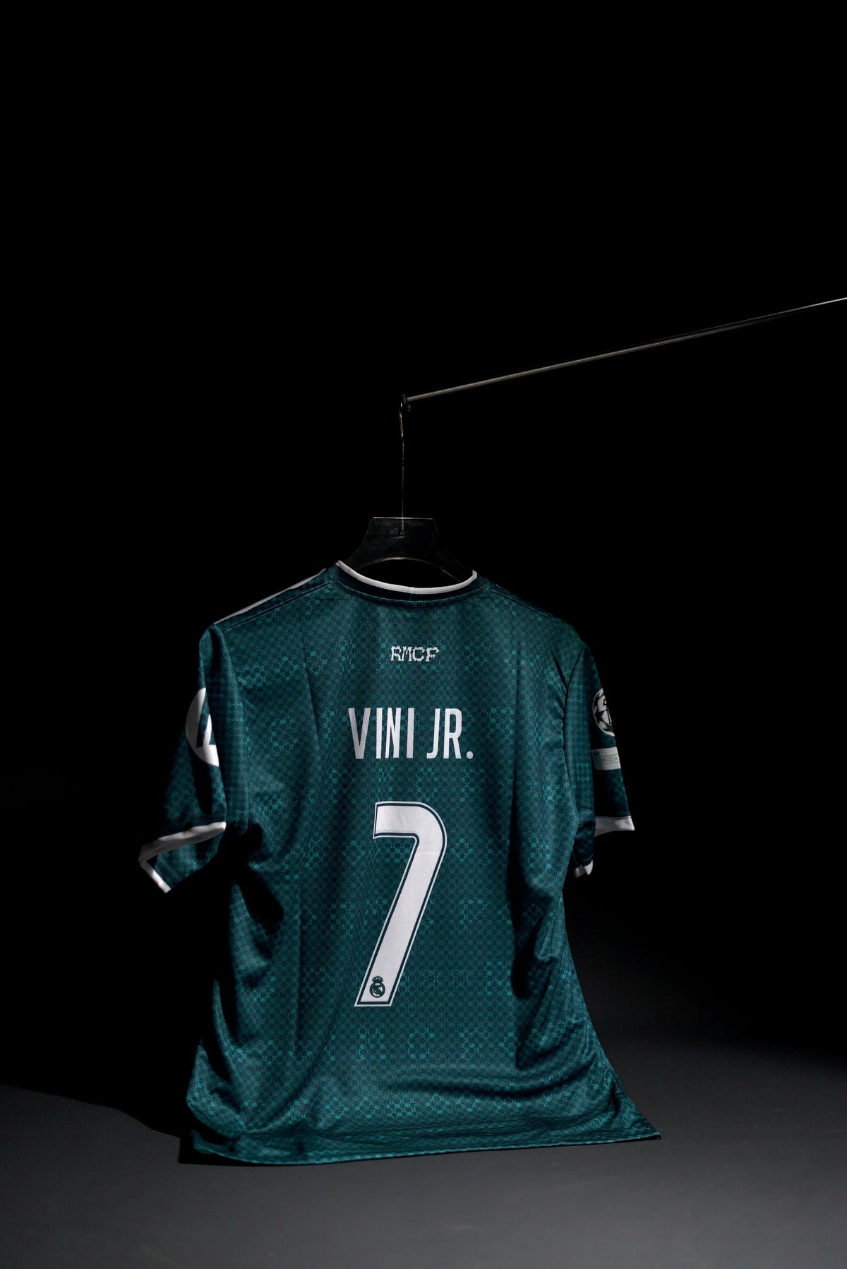 Real Madrid | VINI JR #7 | 2026-27 | Away Kit | Emirates | Latest Design | Green | Regular Fit