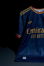 Arsenal FC | ODEGAARD #8 | 2026-27 | Away Kit | Emirates | Latest Design | Blue & Yellow | Regular Fit
