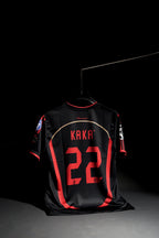A C Milan | KAKA #8 | 2006-07 | Third Kit | bwin | Retro Design | Black & Red | Regular Fit
