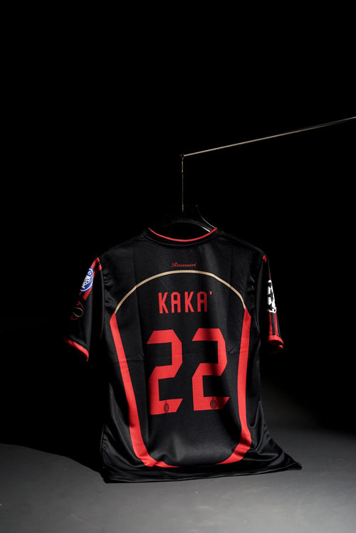 A C Milan | KAKA #8 | 2006-07 | Third Kit | bwin | Retro Design | Black & Red | Regular Fit