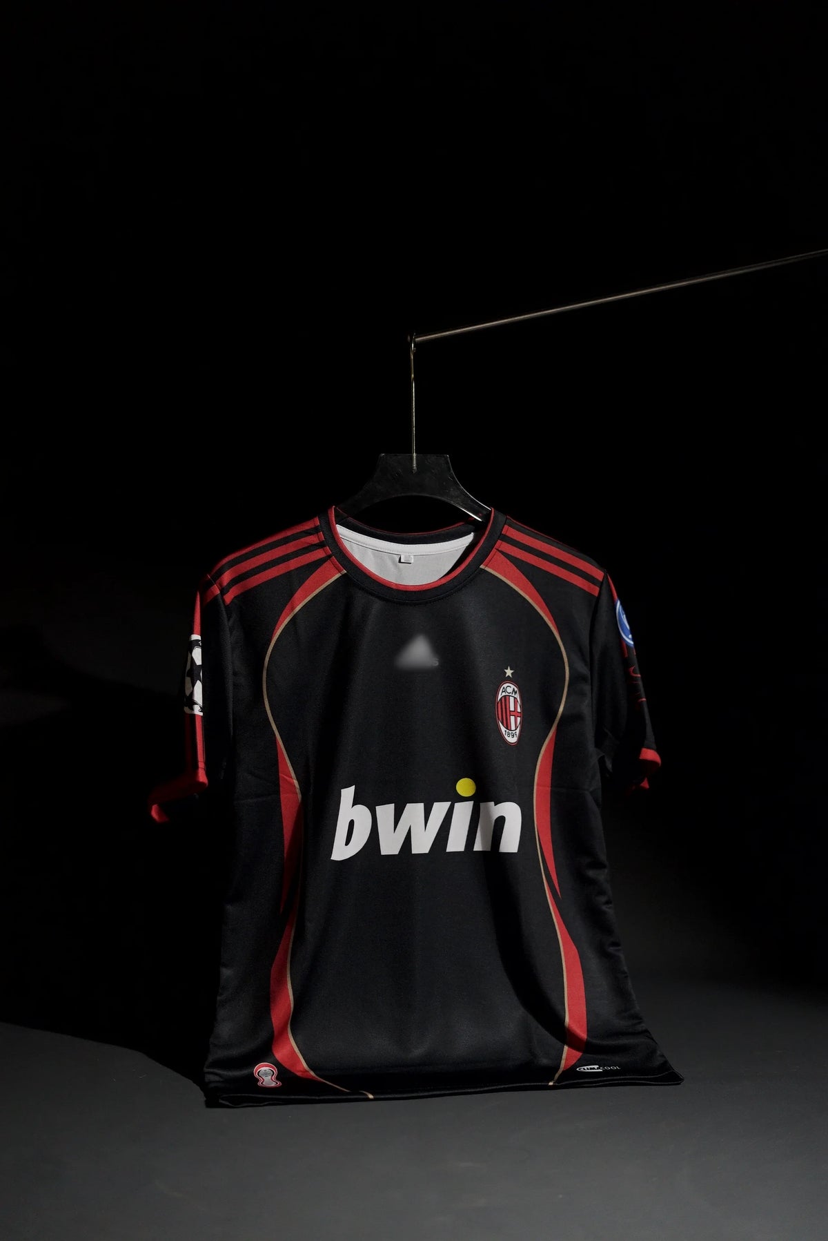 A C Milan | KAKA #8 | 2006-07 | Third Kit | bwin | Retro Design | Black & Red | Regular Fit