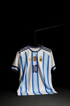Argentina | LIONEL MESSI #10 | 2026 FIFA World Cup | Home Kit | Latest Design | Sky Blue & White | Regular Fit