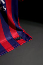 FC Barcelona | LIONEL MESSI  #10 | 2013-14 | Home Kit | Qatar Airways | Retro Design | Blue | Regular Fit