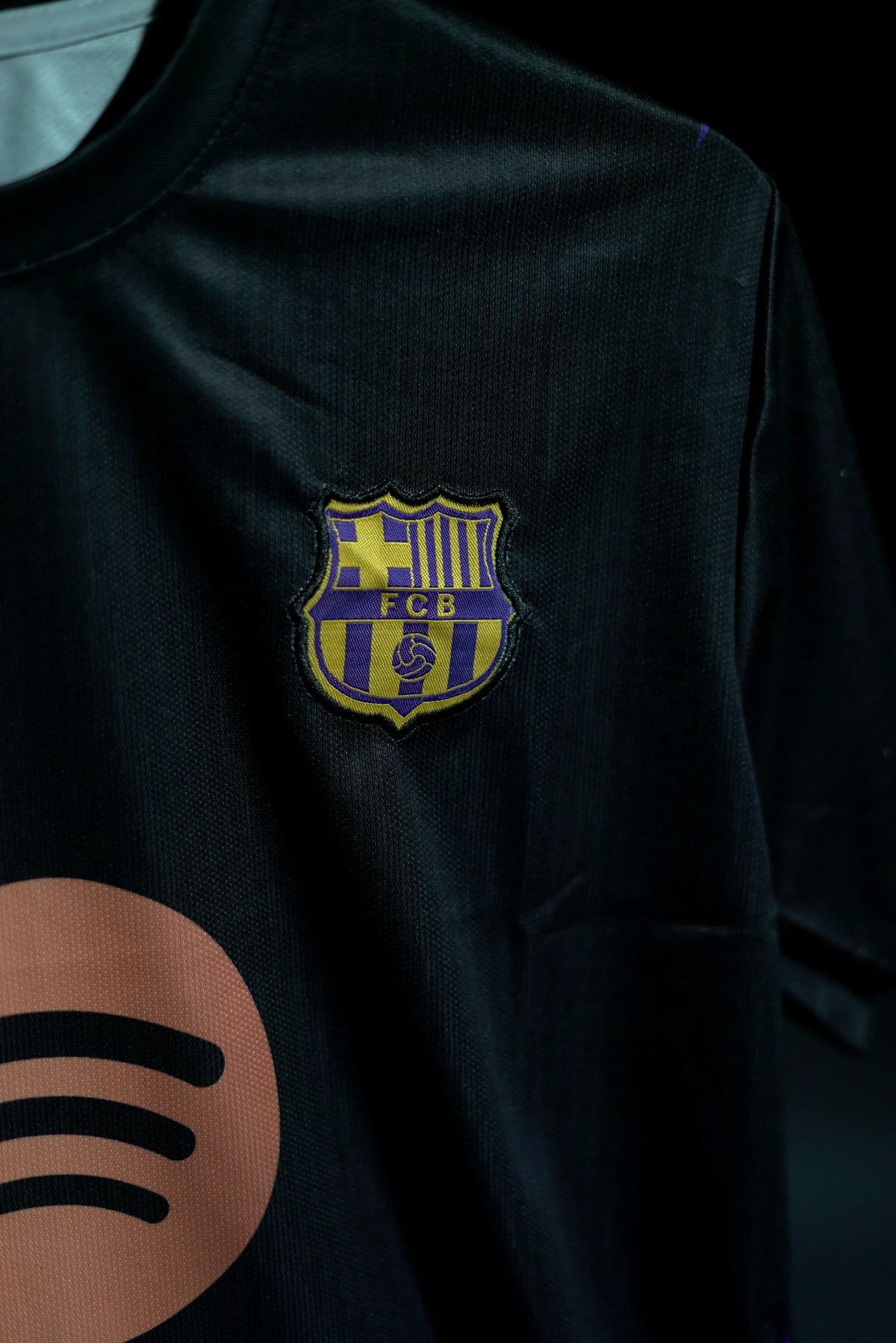 FC Barcelona | LAMINE YAMAL #10 | 2026-27 | Away Kit | Spotify | Latest Design | Black & Violet | Embroidered Badges | Regular Fit