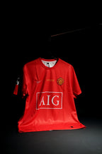 Manchester United FC | CRISTIANO RONALDO #7 | 2007-08 | Home Kit | Retro Design | Red | Embroidered Badges | Regular Fit