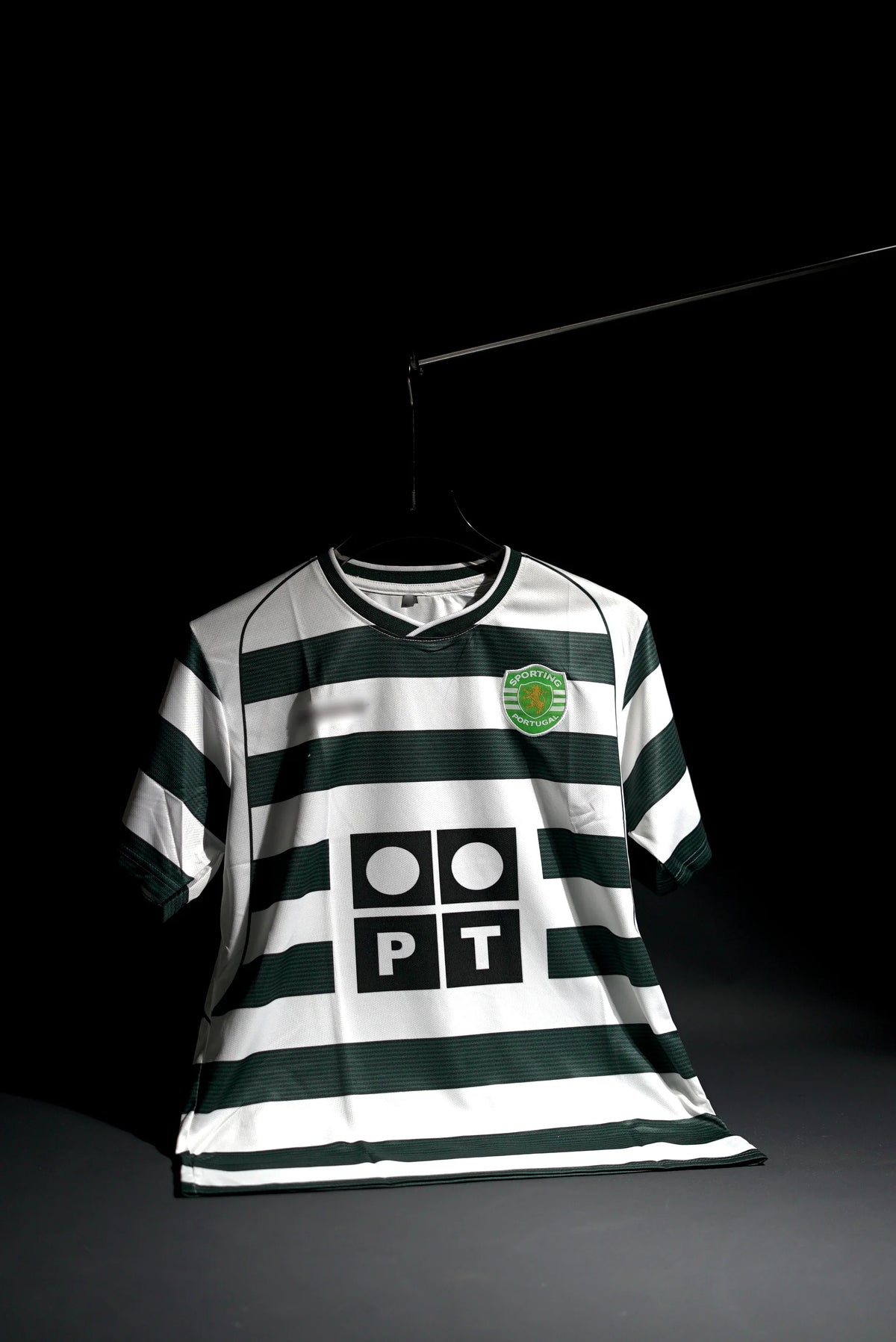 Sporting CP | CRISTIANO RONALDO #28 | 2002-03 | Home Kit | Retro Design | White & Green | Embroidered Badges | V/Cut Neck | Regular Fit