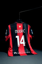 AC Milan | LUKA MODRIC #14 | 2026-27 | Home Kit | Emirates | Latest Design | Black & Red | Regular Fit