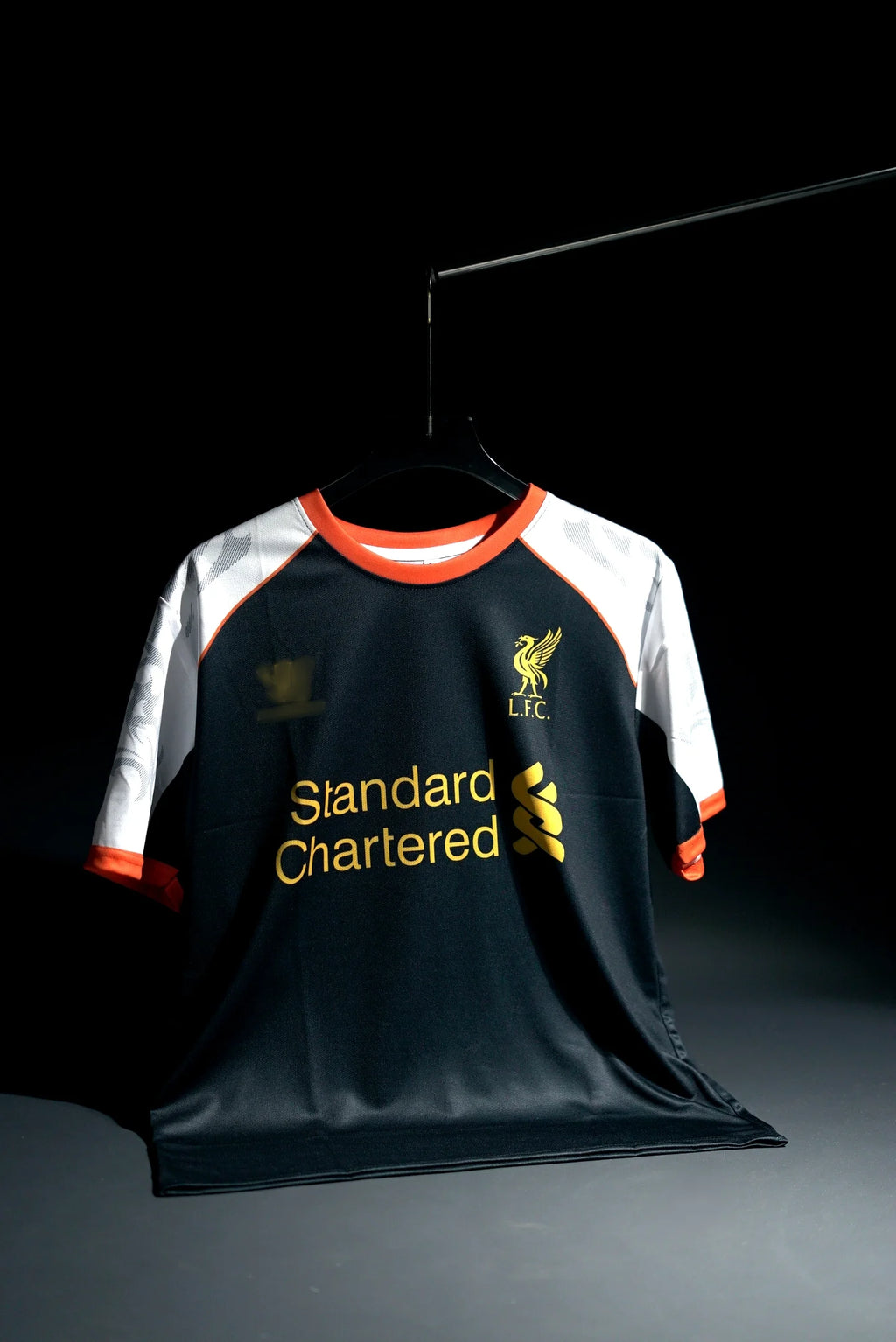 Liverpool | GERRARD #8 | 2012-13 | Third Kit | Standard Chartered | Latest Design | Black | Regular Fit