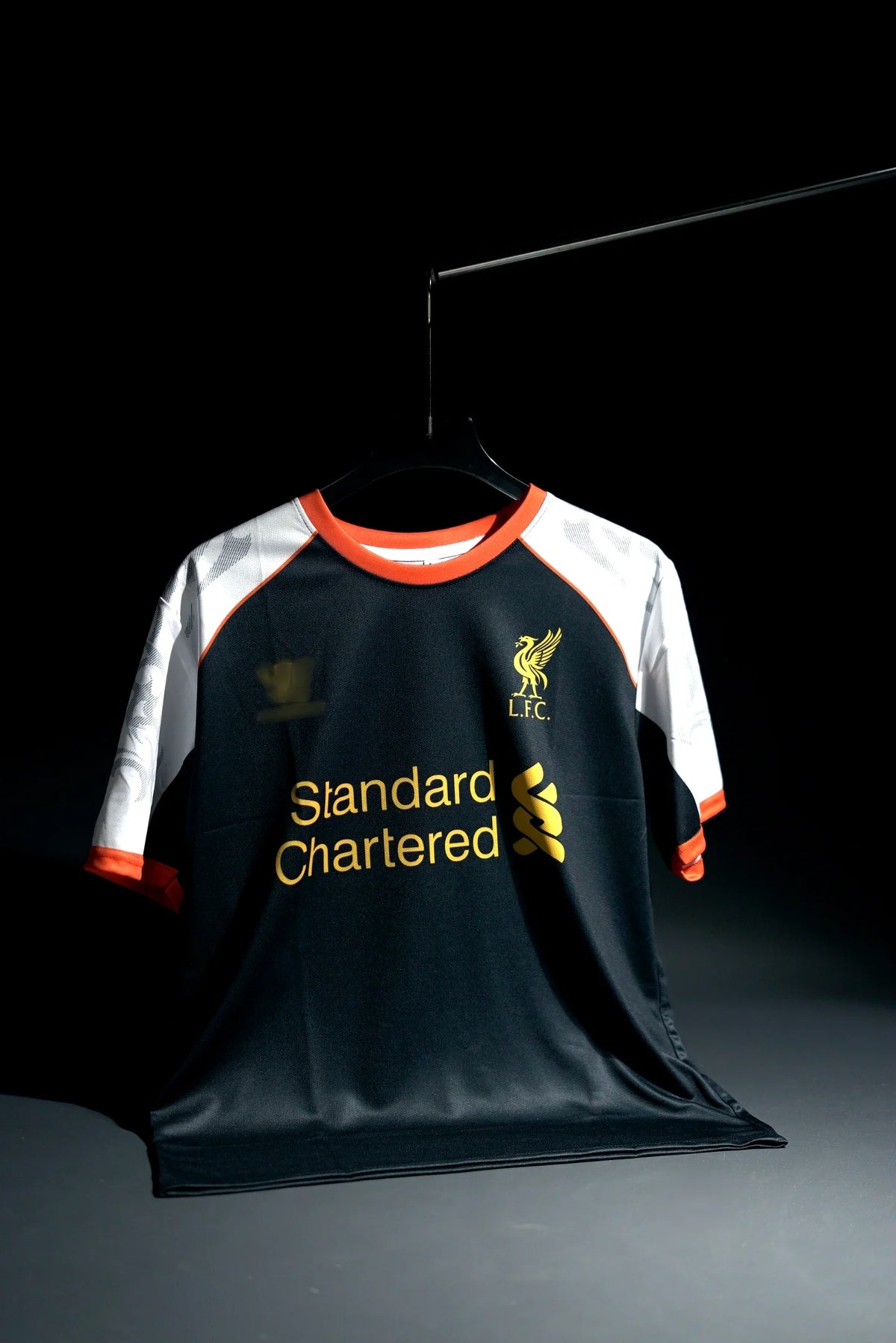 Liverpool | GERRARD #8 | 2012-13 | Third Kit | Standard Chartered | Latest Design | Black | Regular Fit