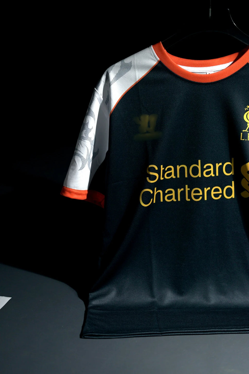 Liverpool | GERRARD #8 | 2012-13 | Third Kit | Standard Chartered | Latest Design | Black | Regular Fit