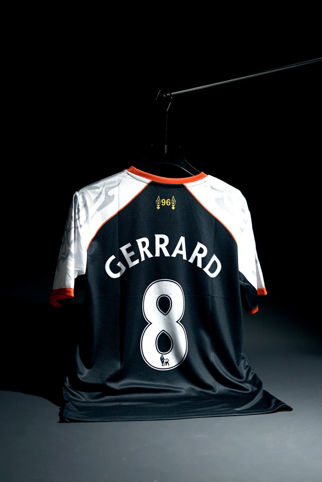 Liverpool | GERRARD #8 | 2012-13 | Third Kit | Standard Chartered | Latest Design | Black | Regular Fit