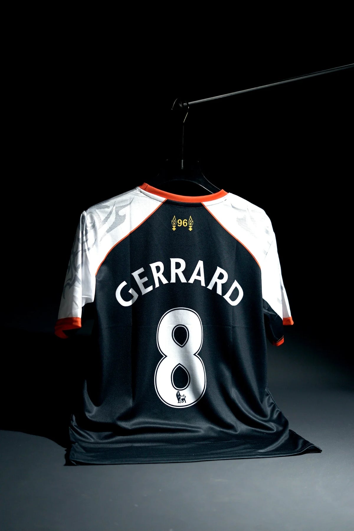 Liverpool | GERRARD #8 | 2012-13 | Third Kit | Standard Chartered | Latest Design | Black | Regular Fit