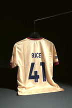 Arsenal FC  | RICE #41 | 2026-27 | Third Kit | Emirates | Latest Design | Beige | Regular Fit