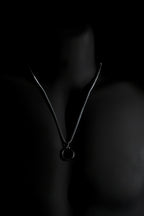 Necklace | Circular Ring Pendant | Men & Women | Anti-Tarnish Stainless Steel | Silver Finish | Minimalist Style | Statement Jewellery