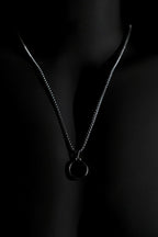 Necklace | Circular Ring Pendant | Men & Women | Anti-Tarnish Stainless Steel | Silver Finish | Minimalist Style | Statement Jewellery