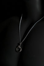 Necklace | Claw Holding Ring Pendant | Men & Women | Anti-tarnish Stainless Steel | Silver Finish | Gothic Punk Style | Statement Jewellery