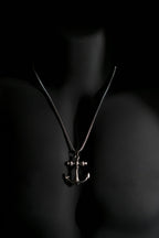 Necklace | Anchor Pendant | Men & Women | Anti-tarnish Stainless Steel | Silver Finish | Nautical Gothic Style | Statement Jewellery