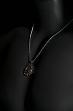 Necklace | Sun Compass Pendant | Men & Women | Anti-tarnish Stainless Steel | Silver Finish | Nautical Style | Statement Jewellery