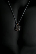 Necklace | Sun Compass Pendant | Men & Women | Anti-tarnish Stainless Steel | Silver Finish | Nautical Style | Statement Jewellery