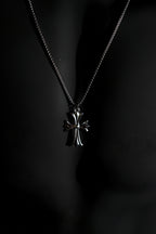 Necklace | Cross Pendant | Men & Women | Anti-tarnish Stainless Steel | Silver Finish | Gothic Cross Design | Statement Jewellery