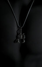 Necklace | Scorpion Pendant | Men & Women | Anti-tarnish Stainless Steel | Silver Finish | Gothic Design | Statement Jewellery
