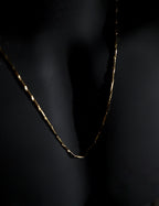 Necklace | Rice Chain | Men & Women | Anti-tarnish Stainless Steel | Gold Finish | Gothic Design | Statement Jewellery