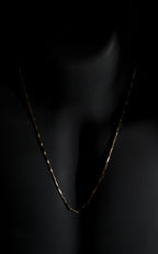 Necklace | Rice Chain | Men & Women | Anti-tarnish Stainless Steel | Bronze Finish | Gothic Design | Statement Jewellery