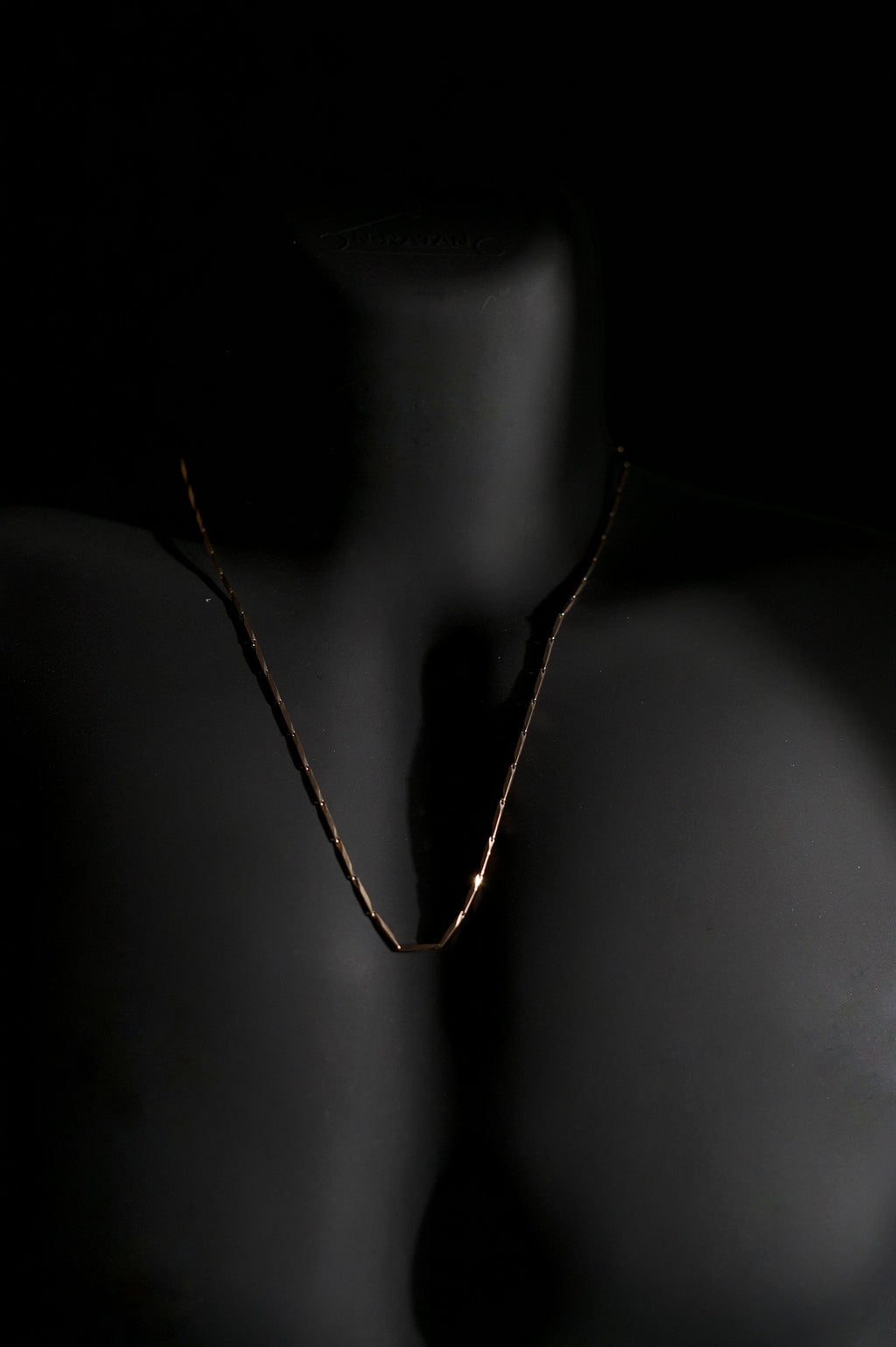 Necklace | Rice Chain | Men & Women | Anti-tarnish Stainless Steel | Bronze Finish | Gothic Design | Statement Jewellery