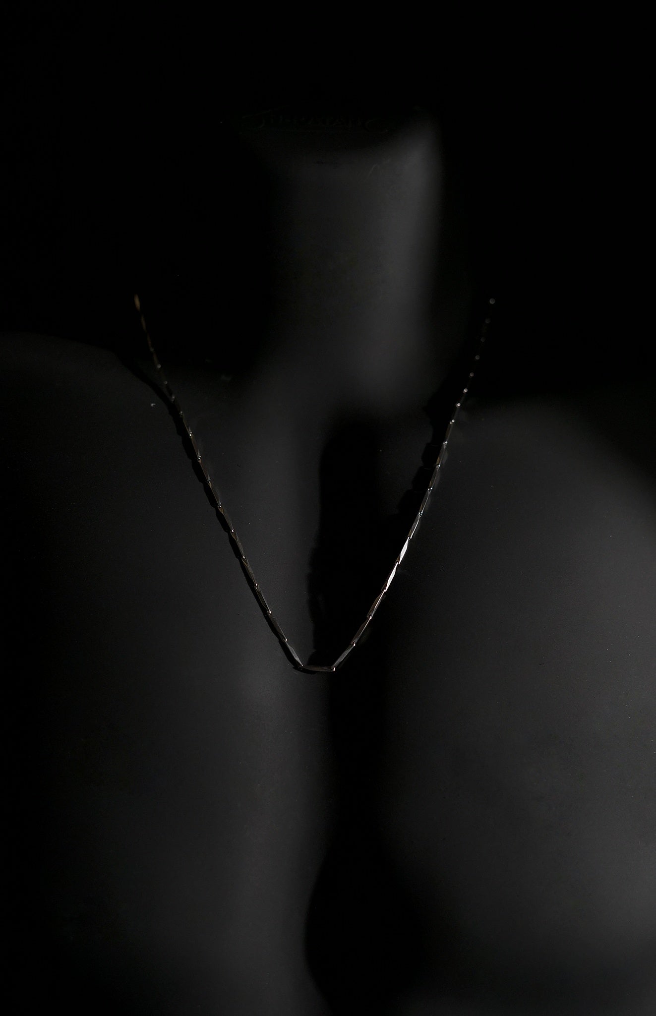 Necklace | Rice Chain | Men & Women | Anti-tarnish Stainless Steel | Silver Finish | Gothic Design | Statement Jewellery