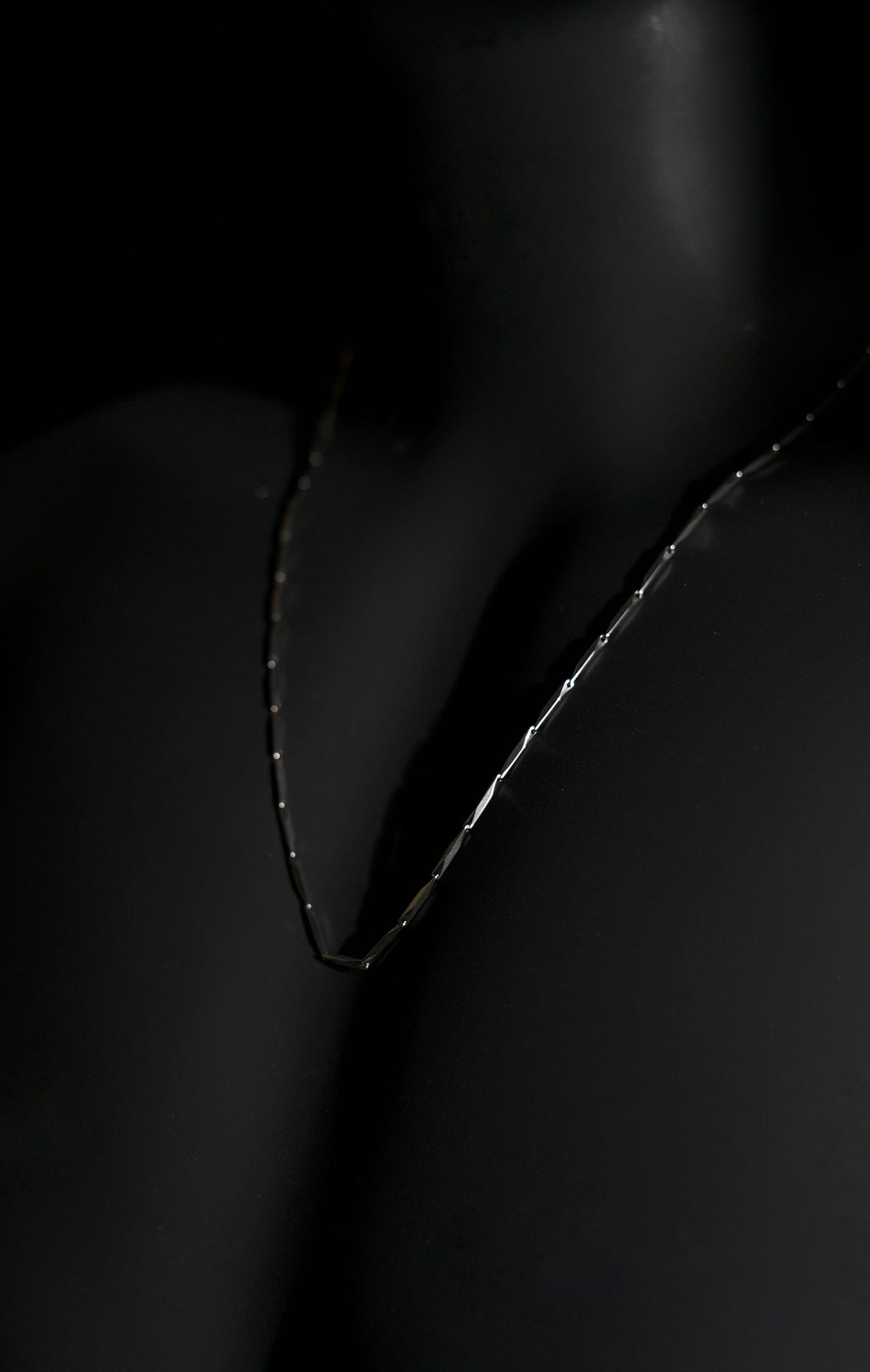 Necklace | Rice Chain | Men & Women | Anti-tarnish Stainless Steel | Silver Finish | Gothic Design | Statement Jewellery
