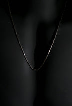 Necklace | Rice Chain | Men & Women | Anti-tarnish Stainless Steel | Silver Finish | Gothic Design | Statement Jewellery