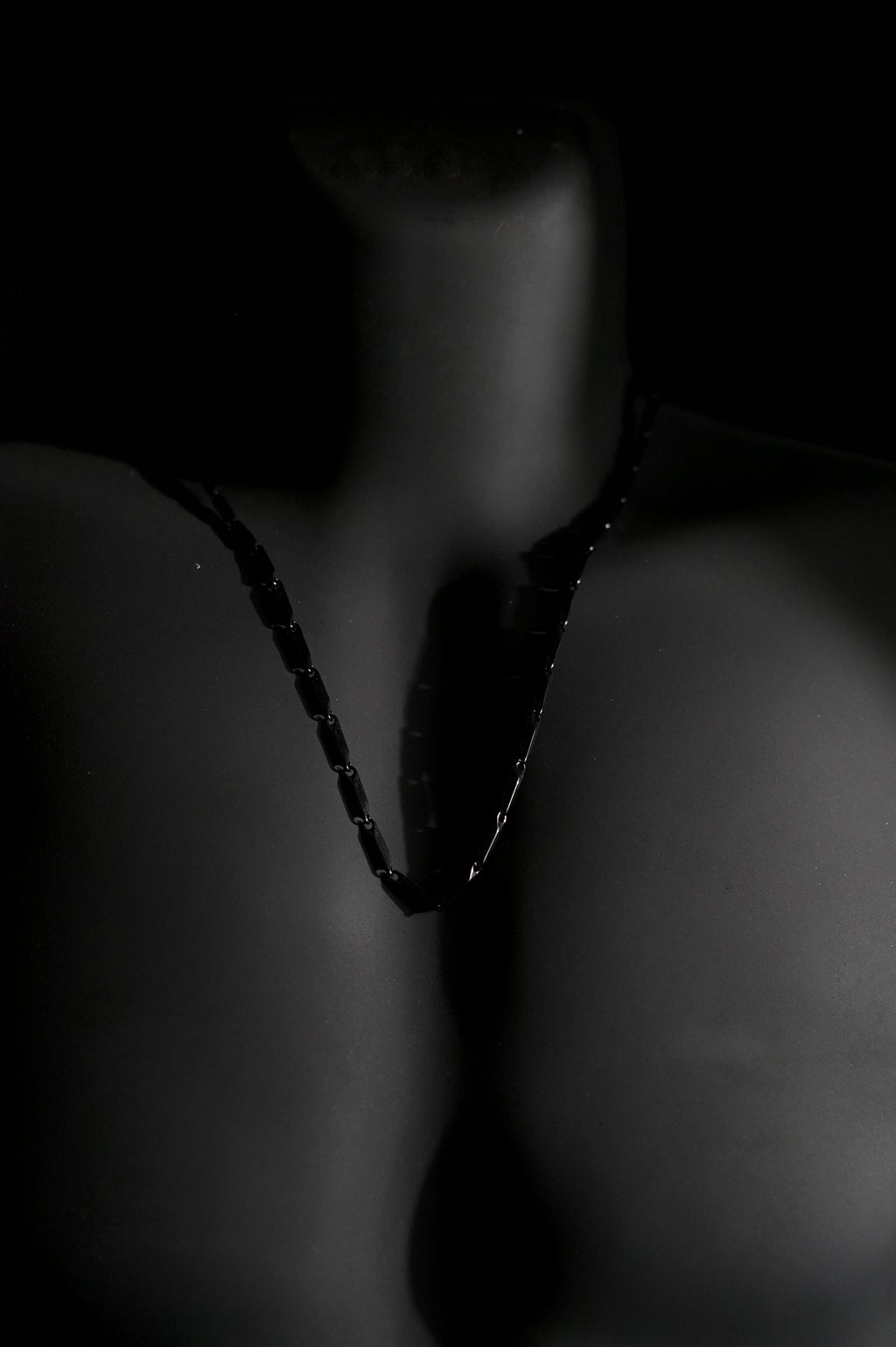Necklace | Rice Chain | Men & Women | Anti-tarnish Stainless Steel | Black Finish | Minimalist Design | Statement Jewellery