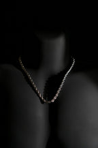 Necklace | Twisted Rope Chain | Men & Women | Anti-Tarnish Stainless Steel | Silver Finish | Classic Design | Statement Jewellery