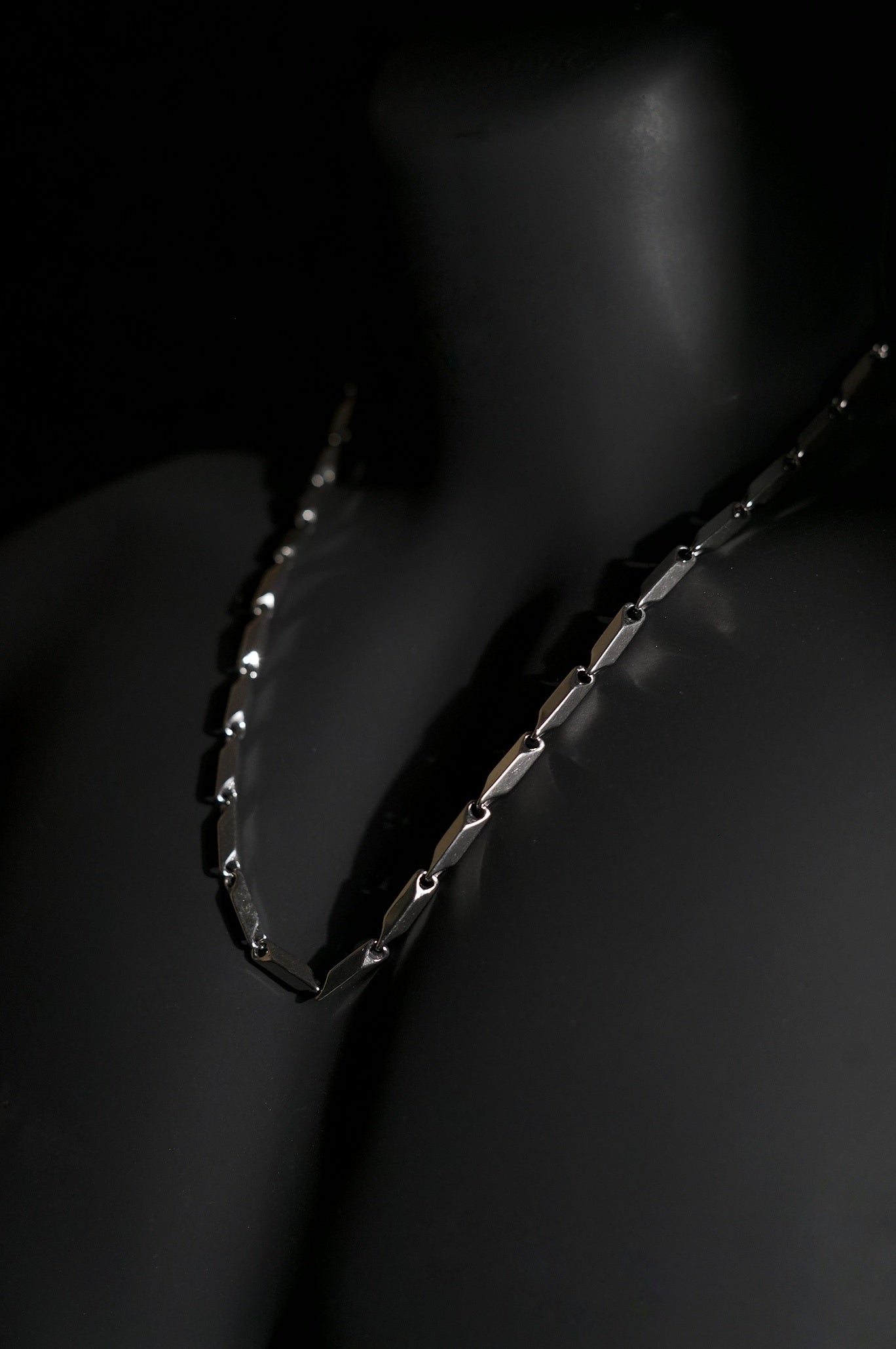 Necklace | Rice Chain | Men & Women | Anti-tarnish Stainless Steel | Silver Finish | Minimalist Design | Statement Jewellery