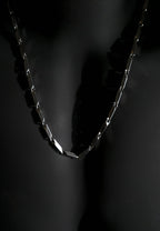 Necklace | Rice Chain | Men & Women | Anti-tarnish Stainless Steel | Silver Finish | Minimalist Design | Statement Jewellery