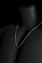 Necklace | Rope Chain | Men & Women | Anti-tarnish Stainless Steel | Silver Finish | Classic Style | Statement Jewellery