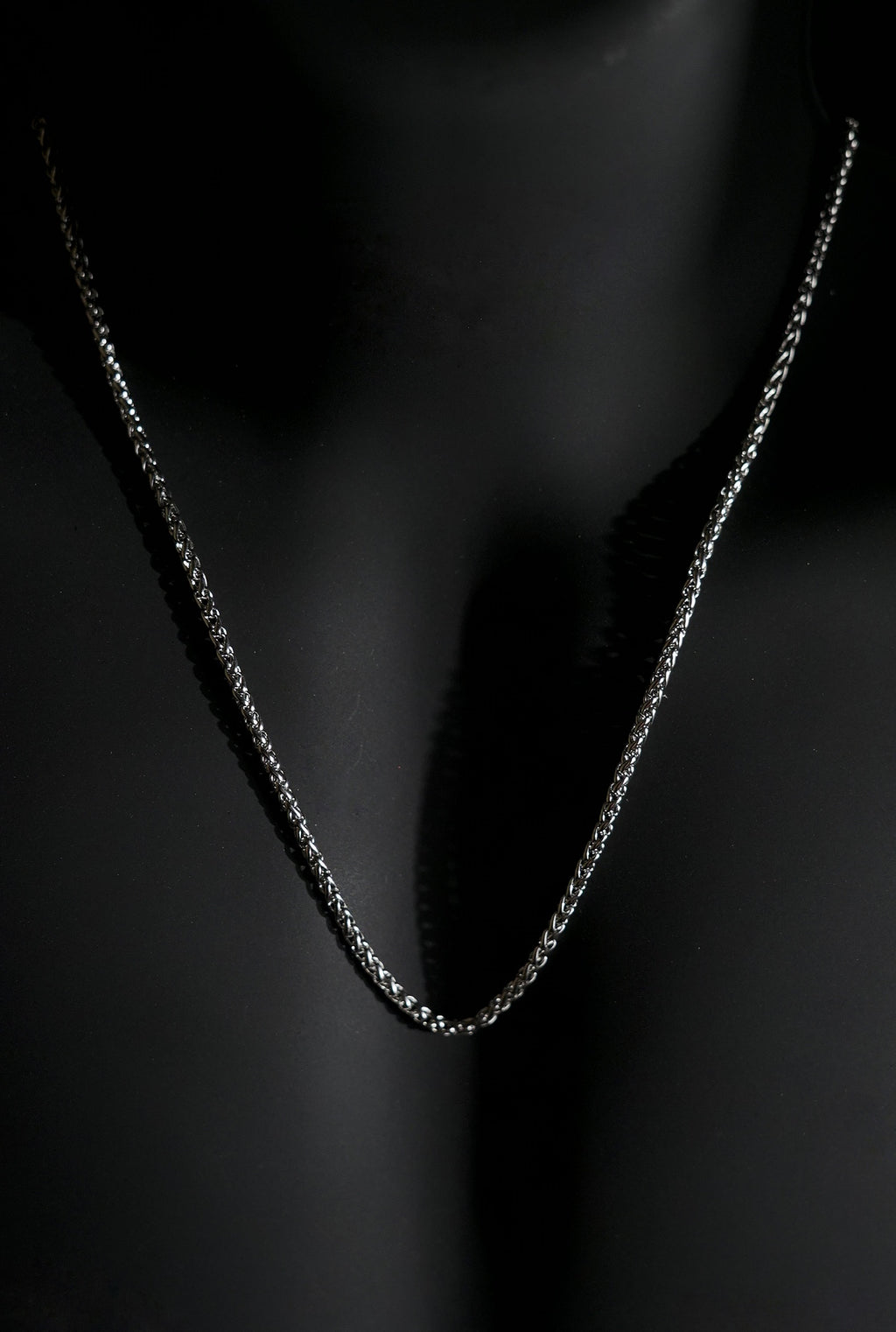 Necklace | Rope Chain | Men & Women | Anti-tarnish Stainless Steel | Silver Finish | Classic Style | Statement Jewellery
