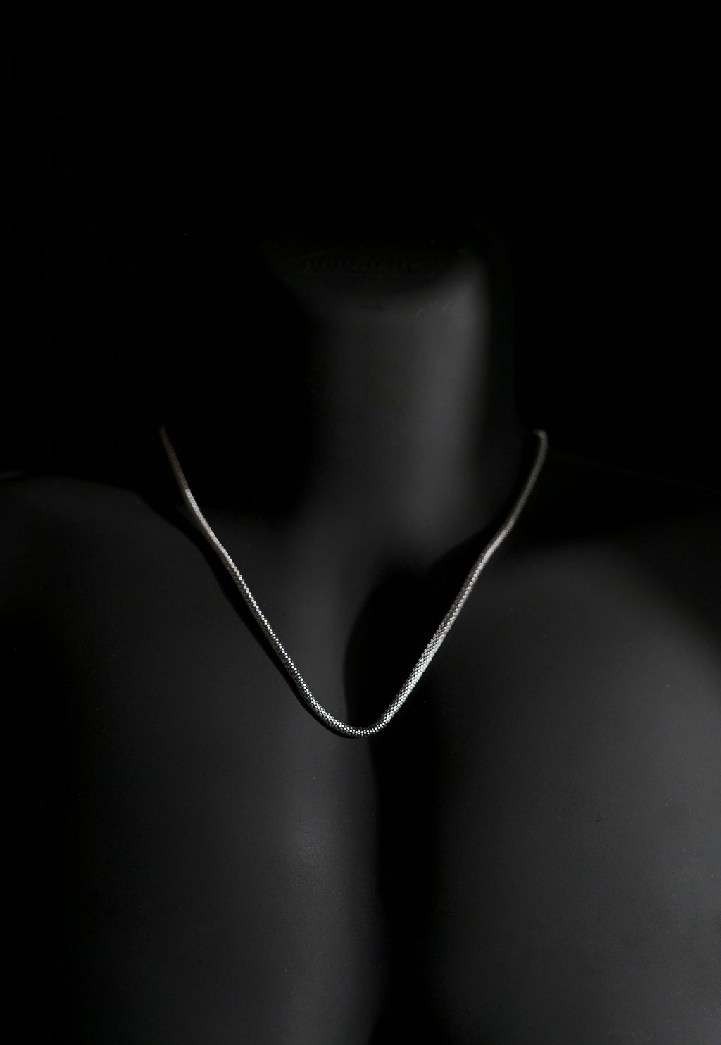 Necklace | Rounded Snake Chain | Men & Women | Anti-tarnish Stainless Steel | Silver Finish | Minimalist Style | Statement Jewellery