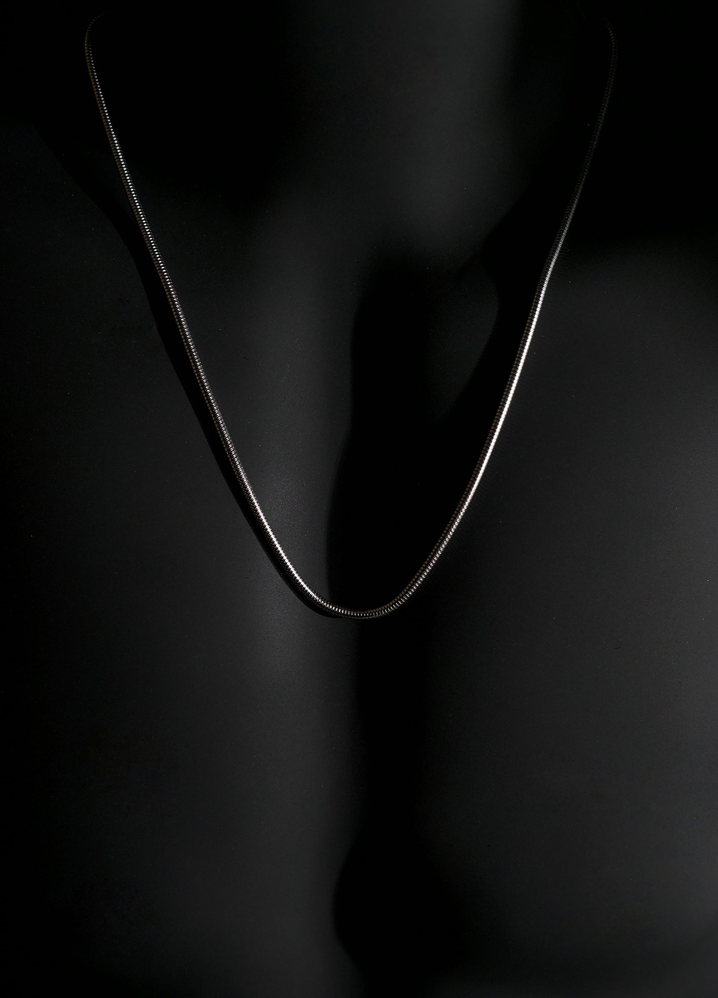 Necklace | Snake Chain | Men & Women | Anti-tarnish Stainless Steel | Silver Finish | Minimalist Style | Statement Jewellery