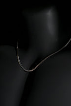 Necklace | Snake Chain | Men & Women | Anti-Tarnish Stainless Steel | Silver Finish | Minimalist Style | Statement Jewellery