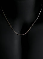 Necklace | Snake Chain | Men & Women | Anti-Tarnish Stainless Steel | Silver Finish | Minimalist Style | Statement Jewellery