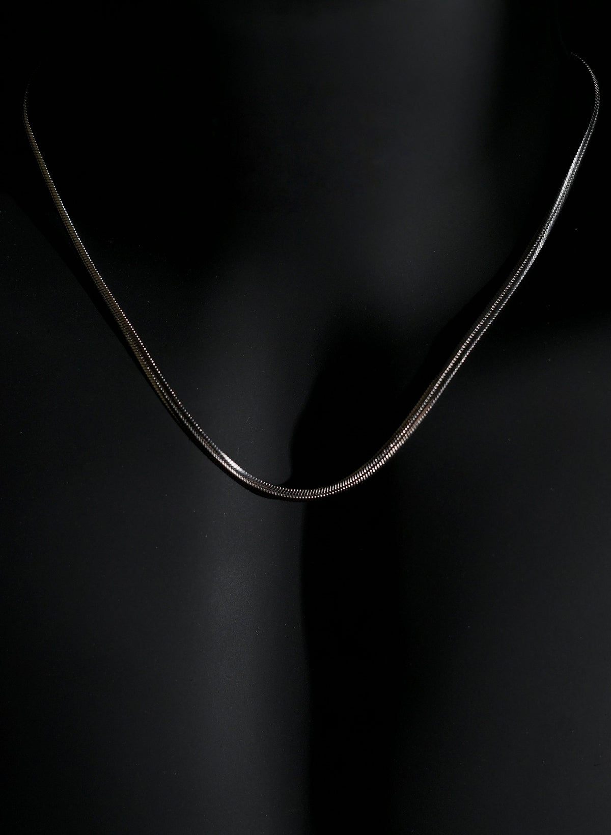Necklace | Snake Chain | Men & Women | Anti-Tarnish Stainless Steel | Silver Finish | Minimalist Style | Statement Jewellery