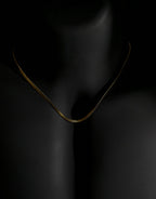 Necklace | Snake Chain | Men & Women | Anti-Tarnish Stainless Steel | Gold Finish | Minimalist Style | Statement Jewellery