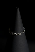 Bracelet | Single Strand | Round Beads | Glossy Black Onyx & Metallic Hematite Beads with Green Tiger's Eye Accent Beads | Men & Women | Beaded Design | Polished Finish | Minimalist Style (Copy)