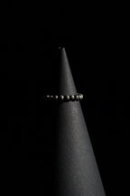 Bracelet | Single Strand | Round Beads | Natural Pyrite Metallic Beads | Men & Women | Beaded Design | Matte Metallic Finish | Minimalist Style