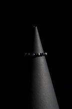Bracelet | Single Strand | Round Beads | Matte Black Beads with Faceted Tiger's Eye Accent Beads | Men & Women | Beaded Design | Matte Finish | Minimalist Style