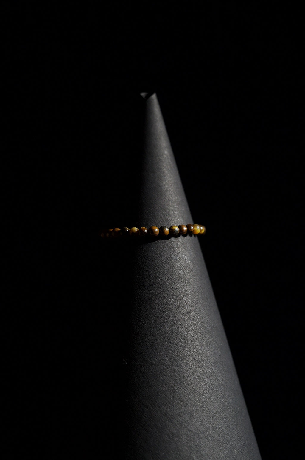 Bracelet | Single Strand | Round Beads | Natural Tiger's Eye Gemstone Beads | Men & Women | Beaded Design | Polished Finish | Classic Earthy Style