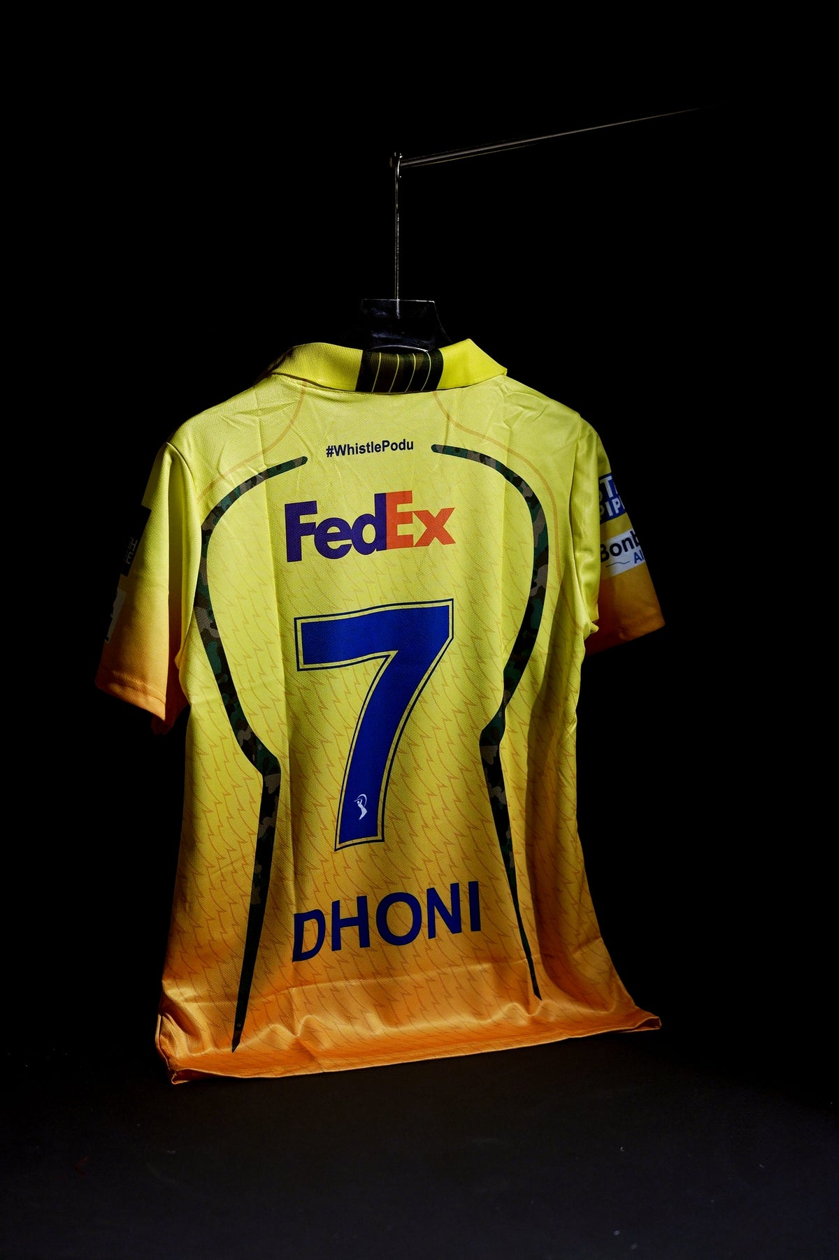 Chennai Super Kings | CSK | IPL | MAHENDRA SINGH DHONI #7 | 2026 | Home Kit | Yellow | Latest Design | Collared Kit